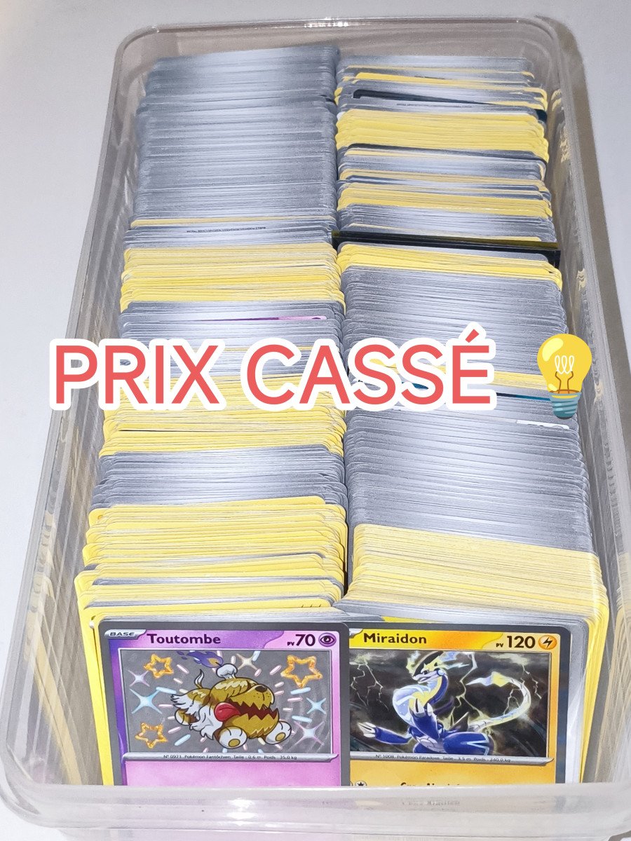 100 cartes Pokémon