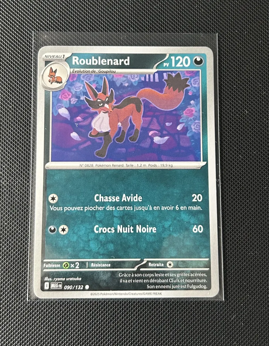 Carte Pokémon - Roublenard 90/132 - Méga Évolution