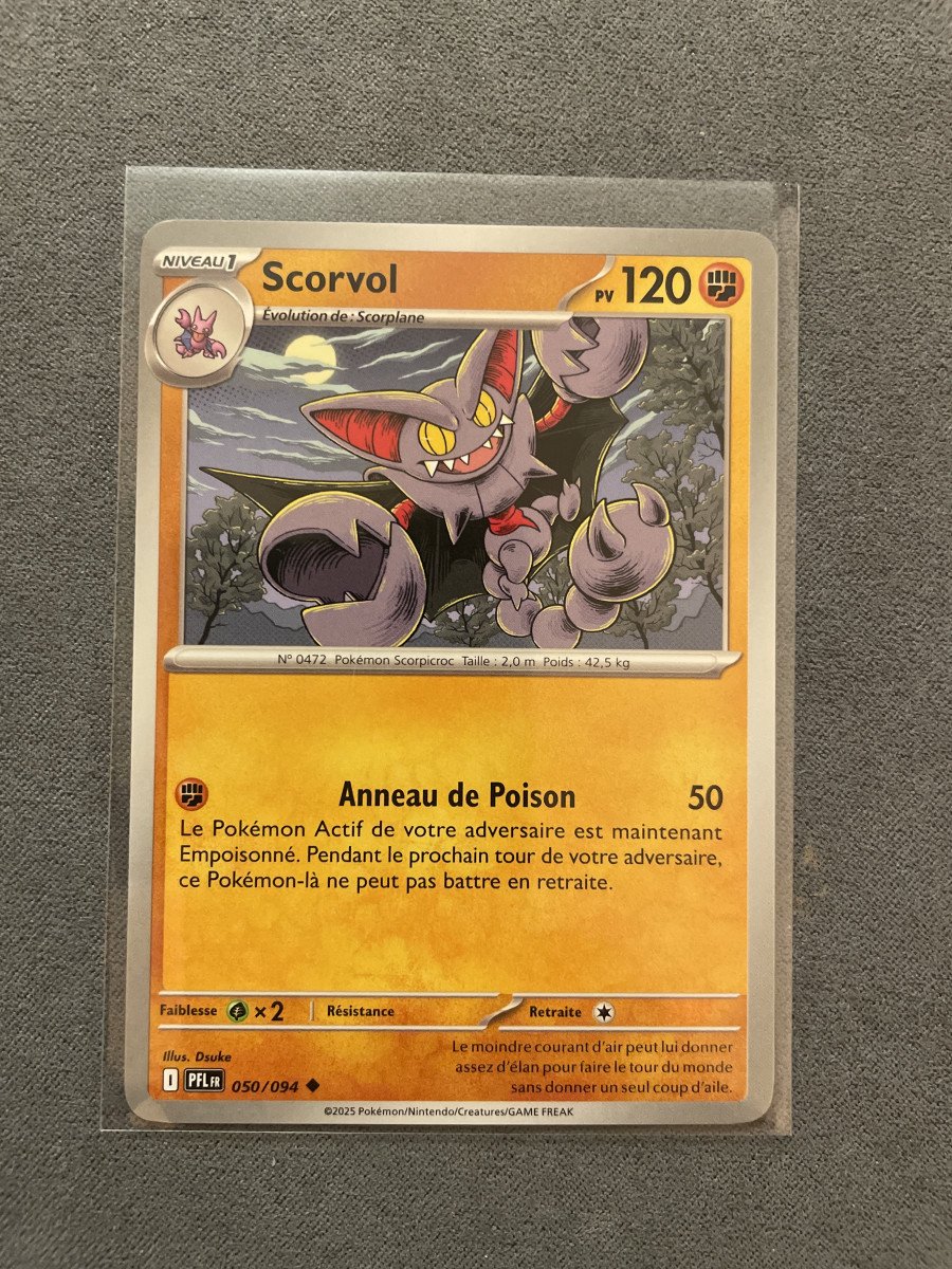 Carte Pokémon - SCORVOL 050/094 - Flammed fantasmagoriques