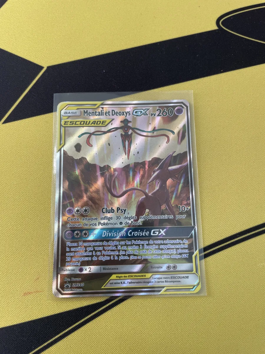Carte Pokémon mentali et déoxys