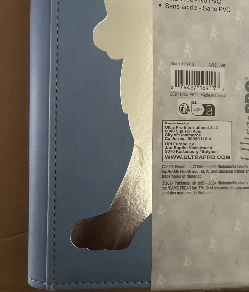 Classeur lucario ultra pro