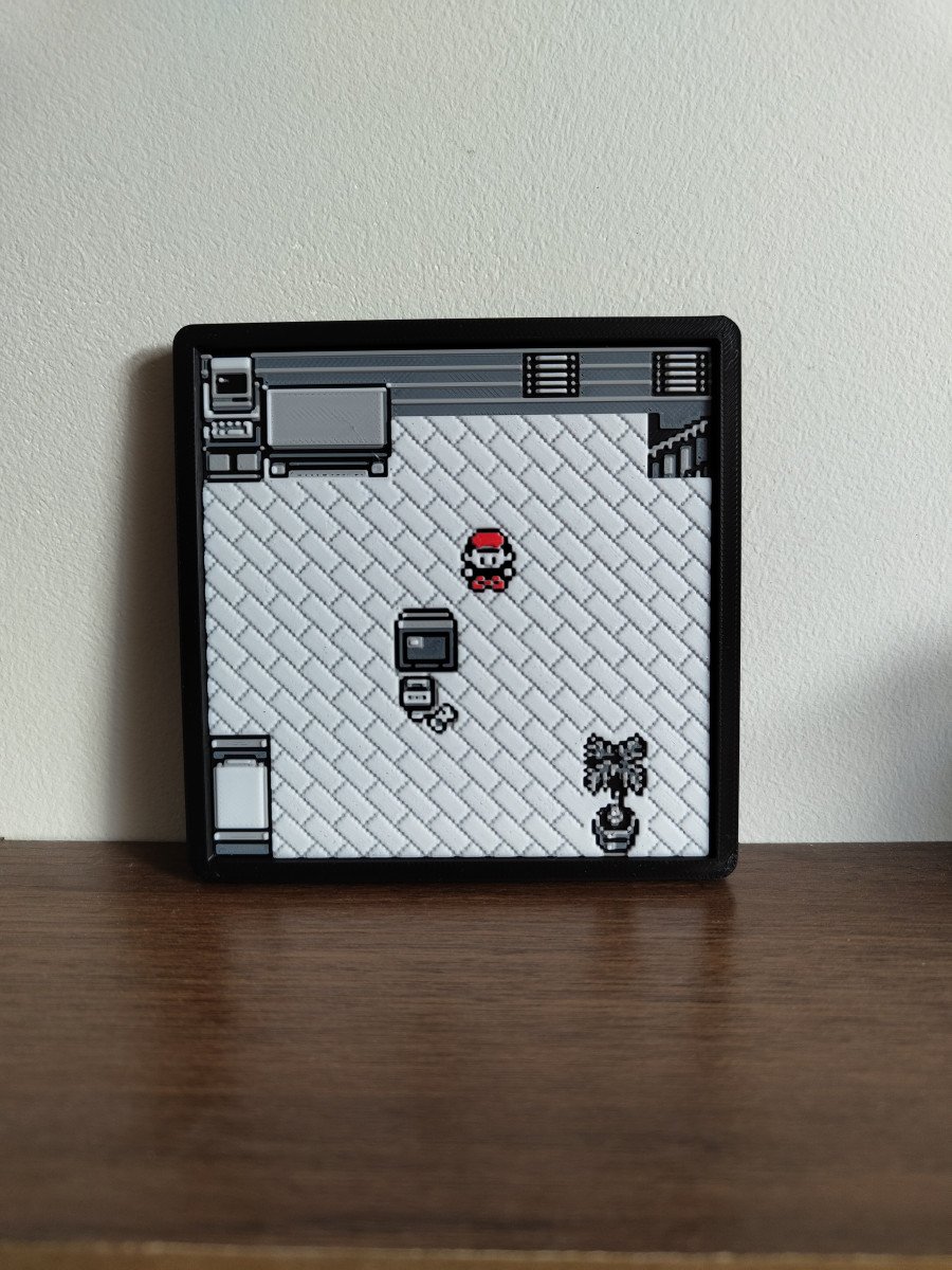 Plaque décorative chambre Red - jeux GameBoy 1G