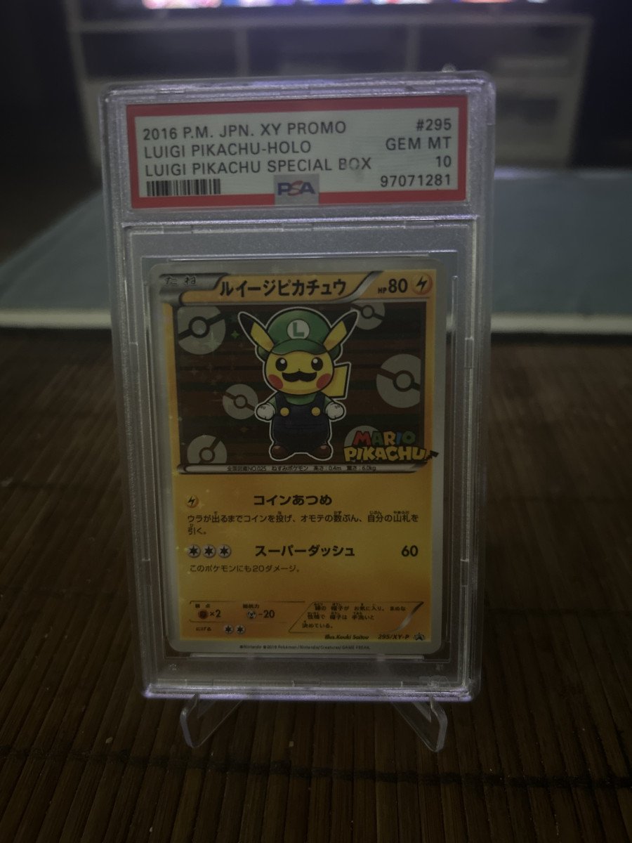 Carte gradée Pokémon Mario luigi
