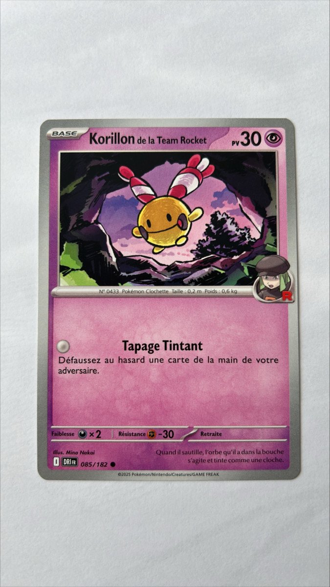 Korillon de la team rocket 85/182 Rivalités destinées
