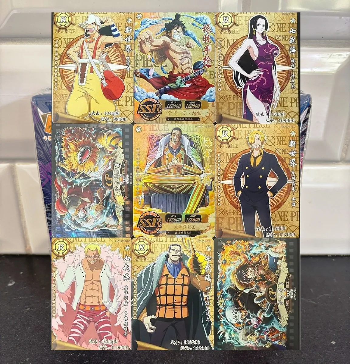 Display One Piece 36 Boosters HZ-0301 ! Collection 144 Cartes à collectionner