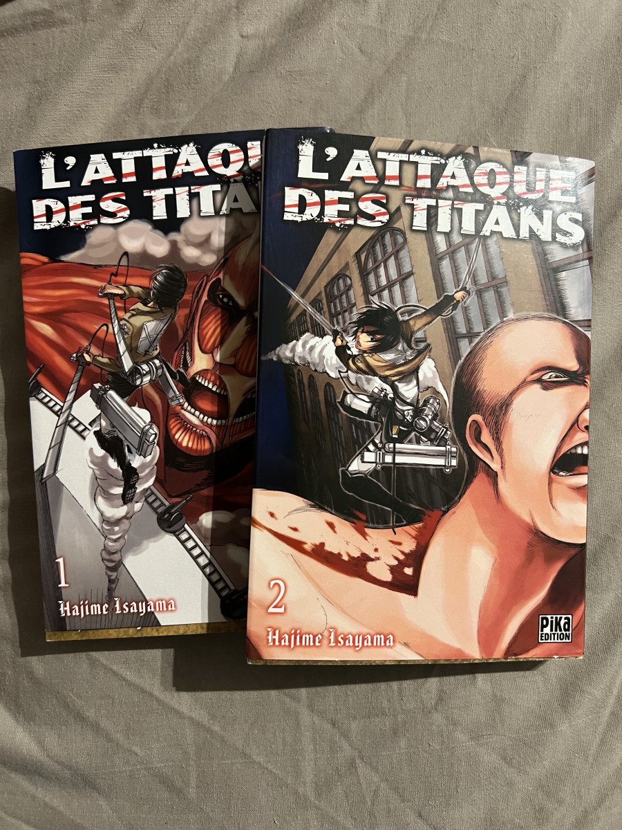 L’attaque des titans tomes 1 et 2
