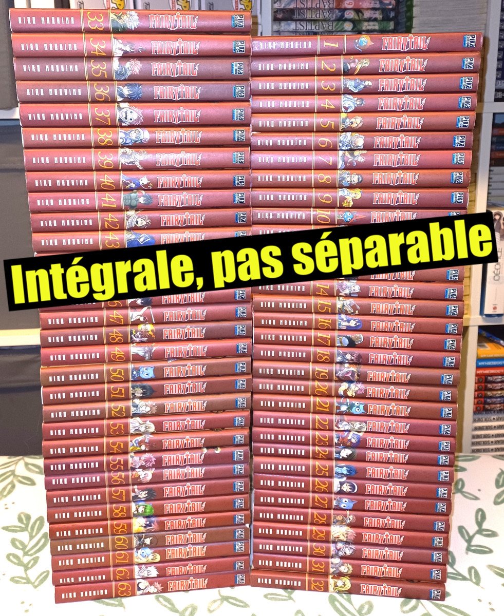 Fairy tail : 1 à 63 (intégrale)