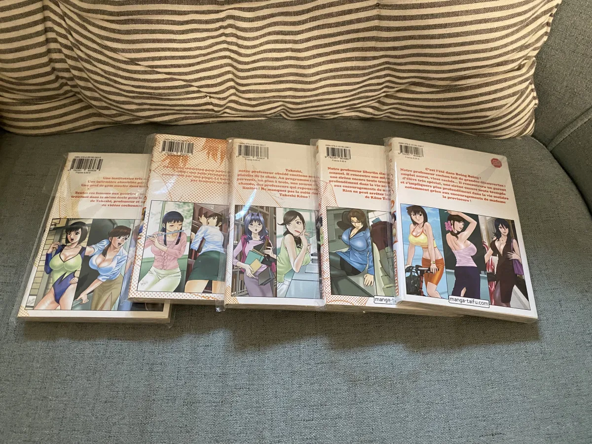 Mangas Boing Boing vol 1 a 5(série complète)