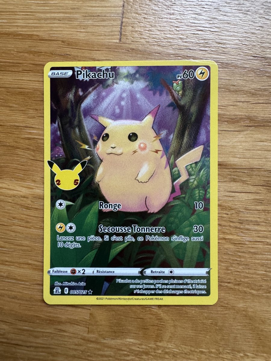 Pikachu 005/025 française mind