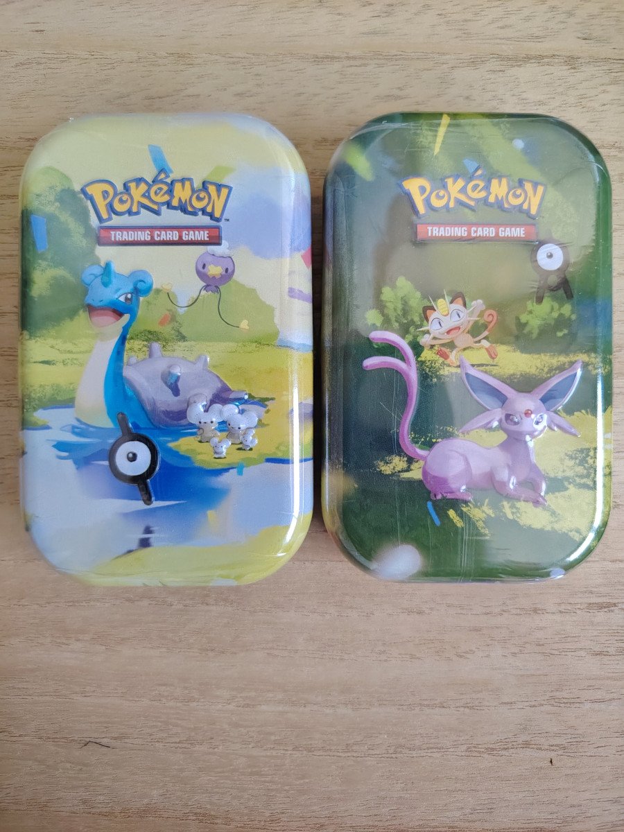Échange Uniquement 2 boites Minitin Pokemon 30 ans
