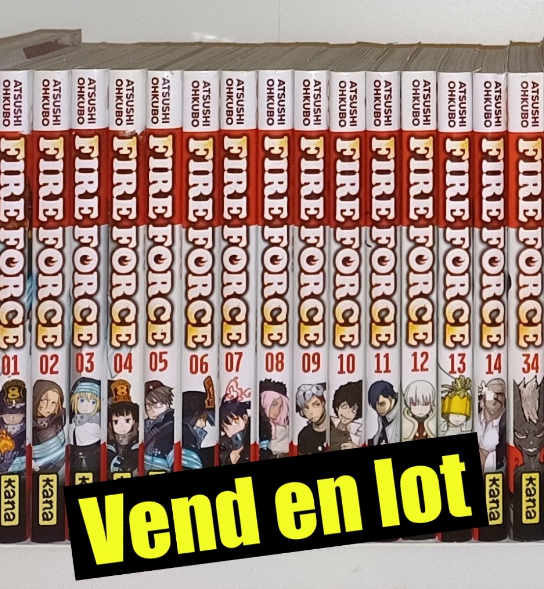 Fire Force : 15 tomes (sur 34)