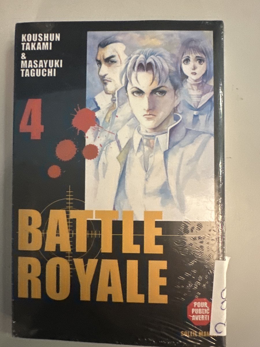 Manga battre royale vol 4 neuf blister