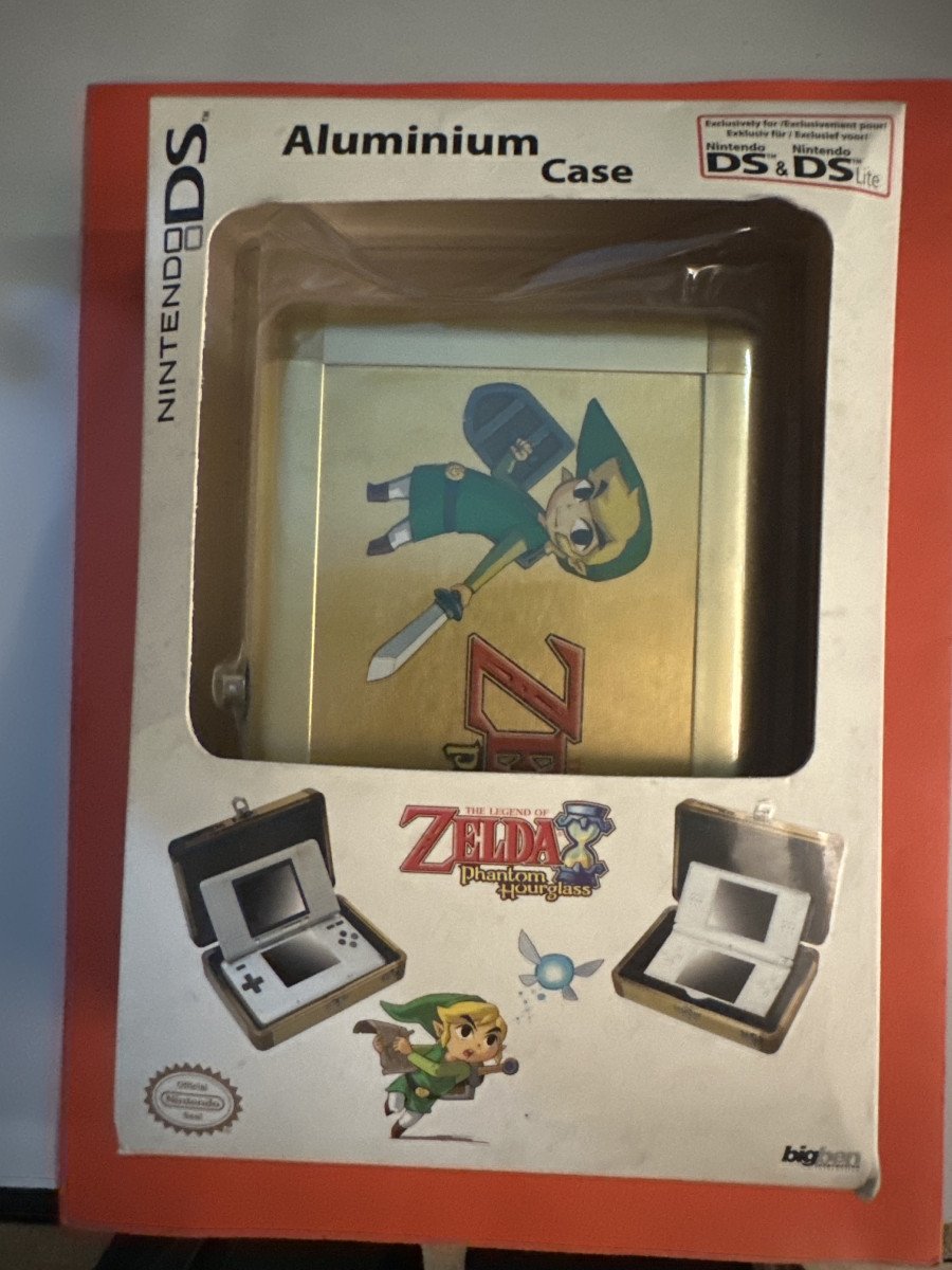 Boîte métal ds & ds lite Zelda officiel neuf blister