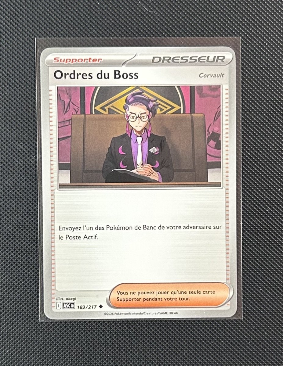 Carte Pokémon - Ordre du Boss 183/217 - Héros Transcendants