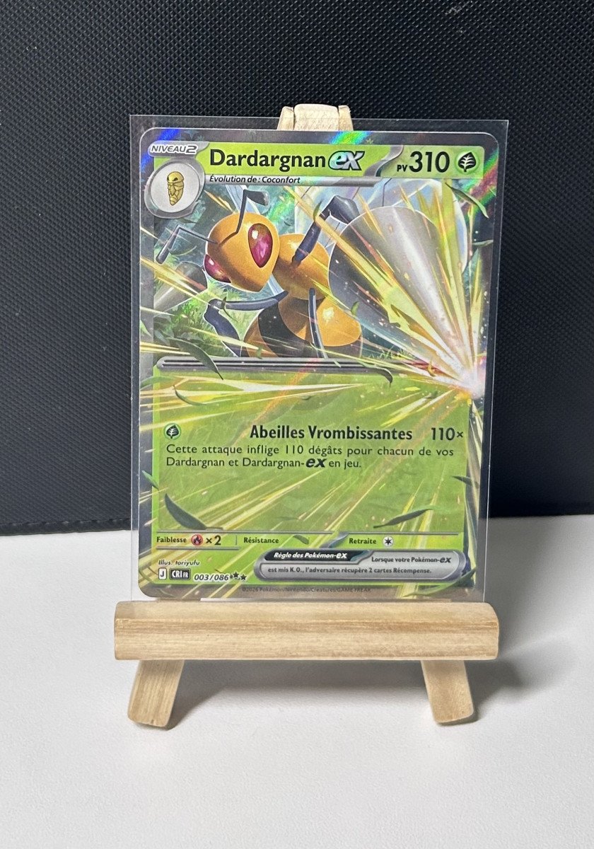 Carte Pokémon - Dardargnan EX 3/86 - Chaos Ascendant