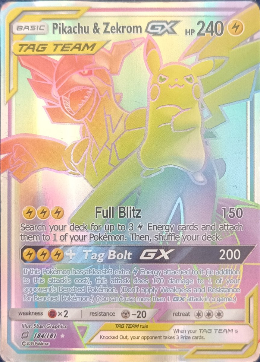 Pikachu &  Zekrom GX