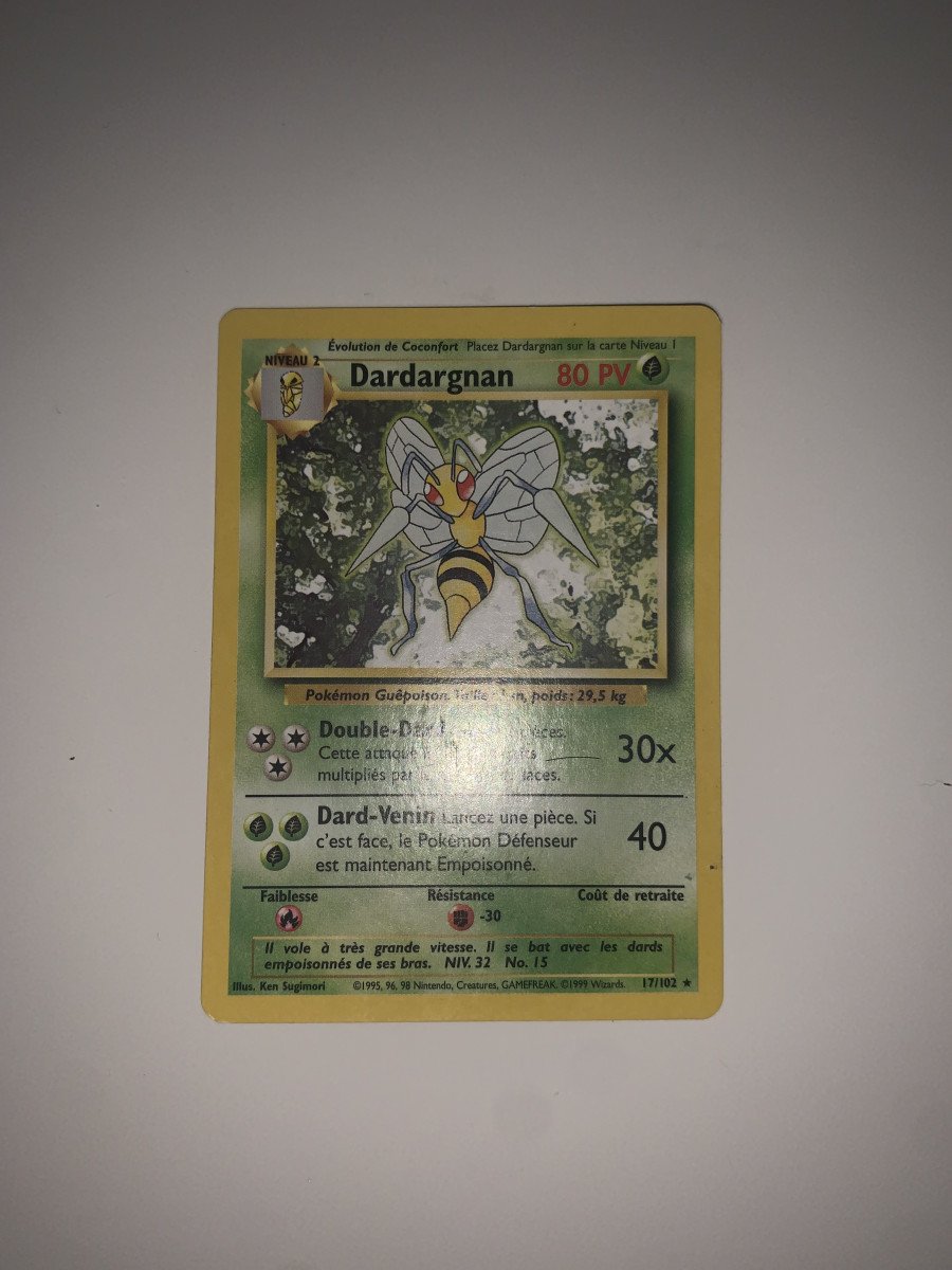 Carte Pokémon édition 1995