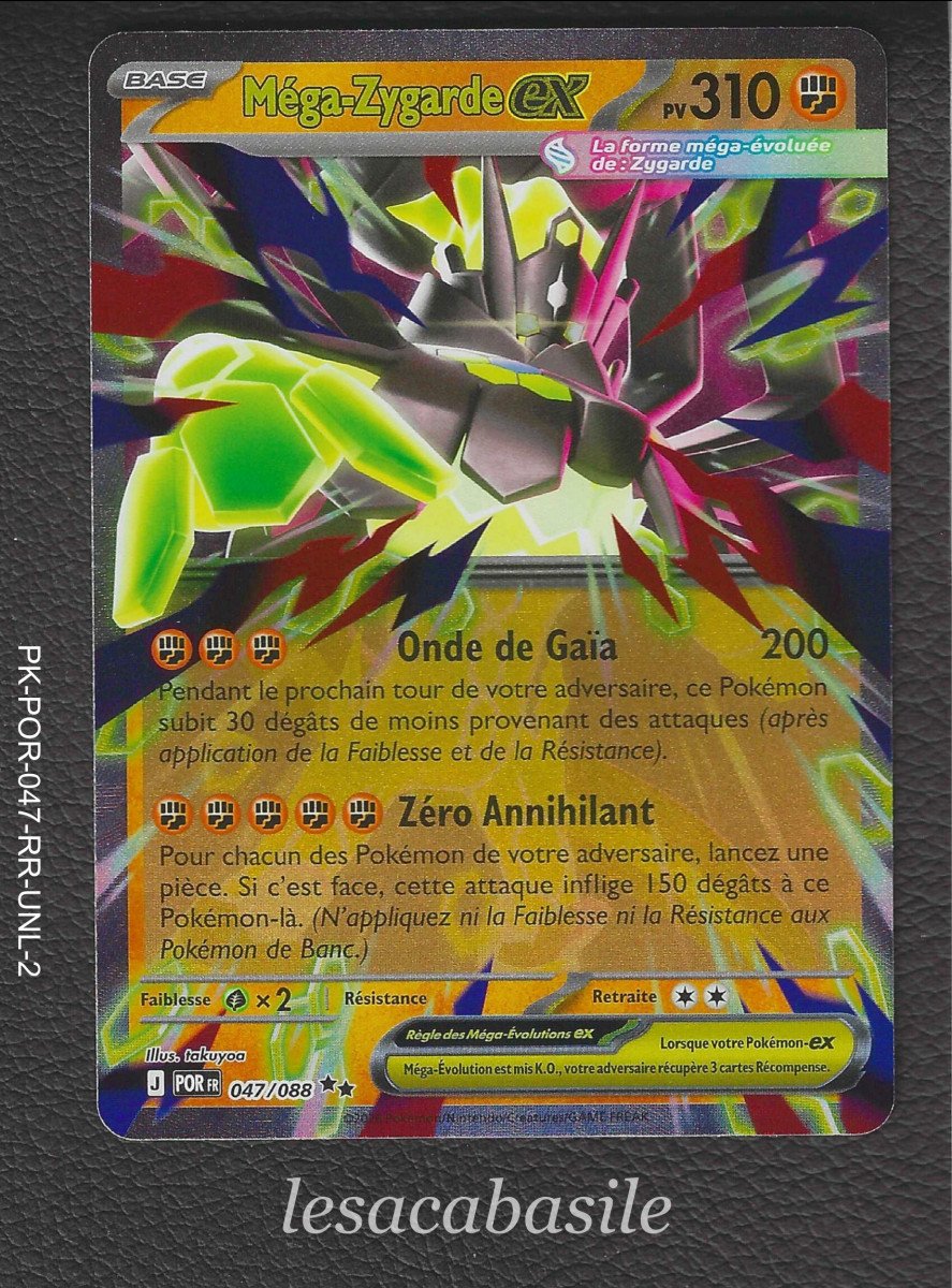 Méga-Zygarde ex 047/088 RR - ME03 - Equilibre Parfait (2026)