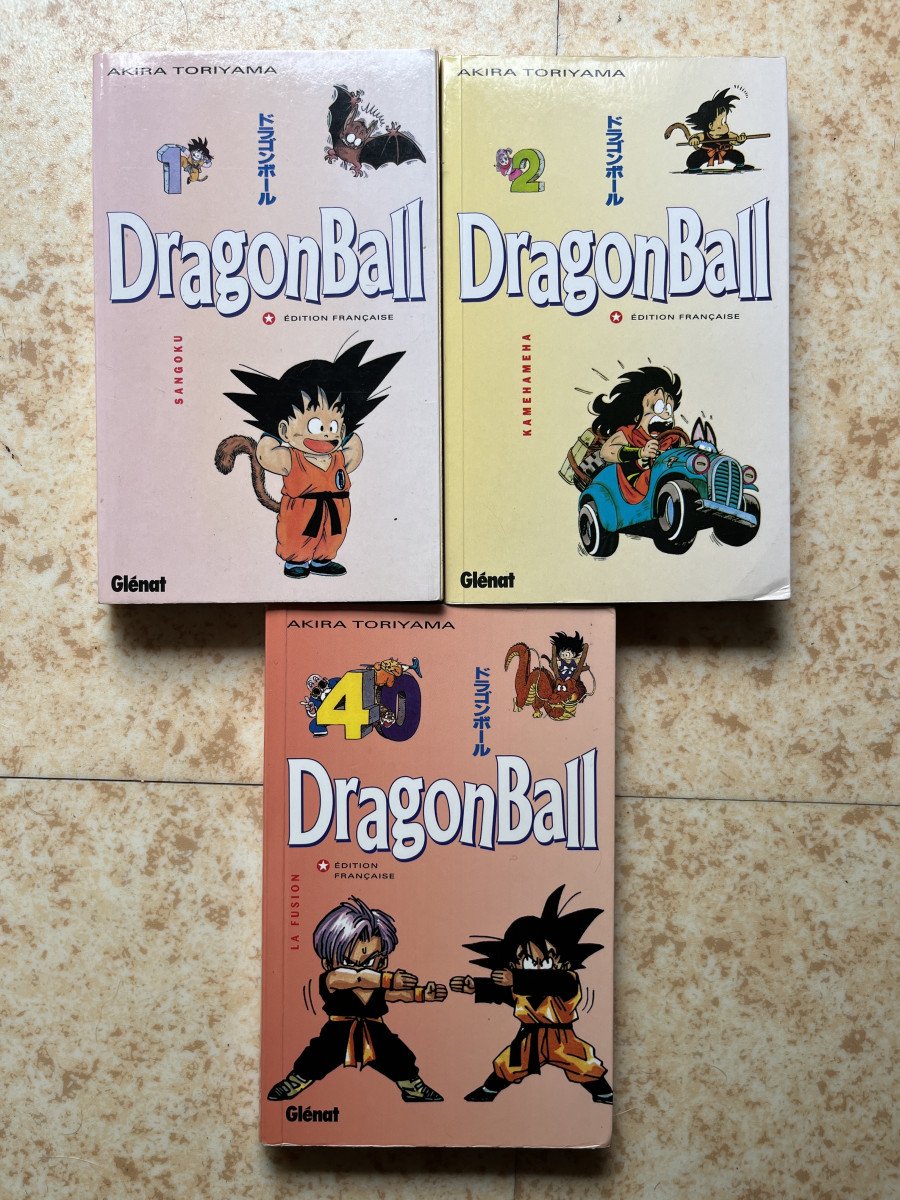 Vends lot de manga "Dragon Ball" première édition tome 1,2 et 40