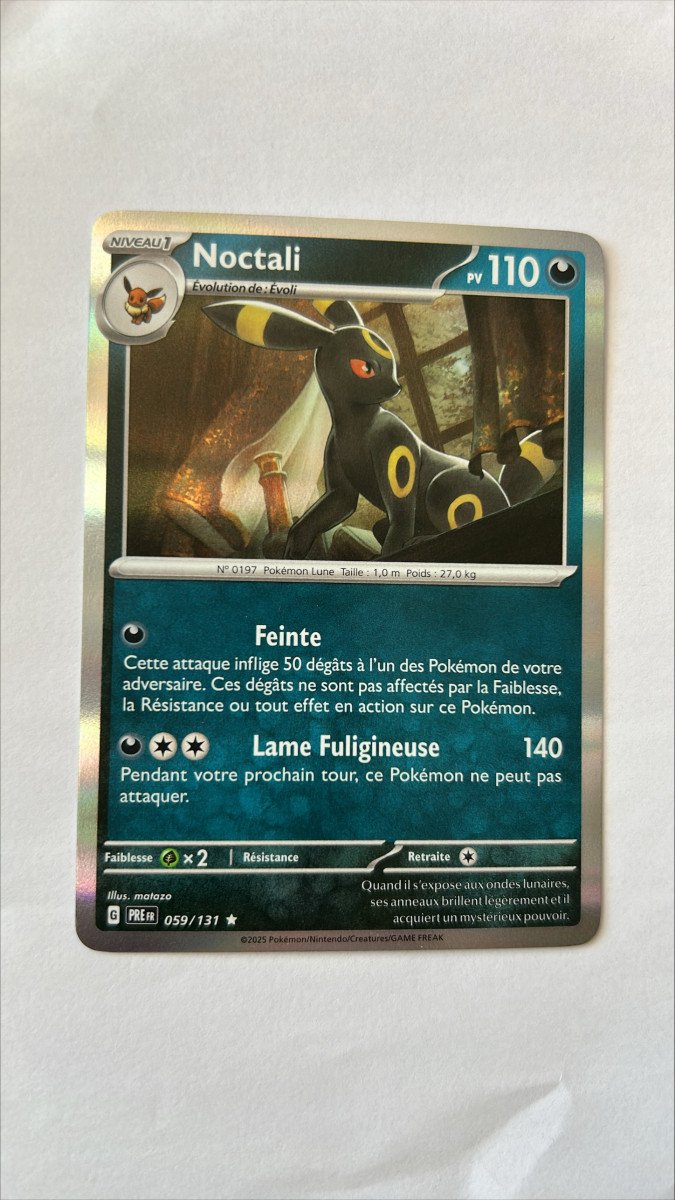 Noctali 59/131 evolutions prismatiques