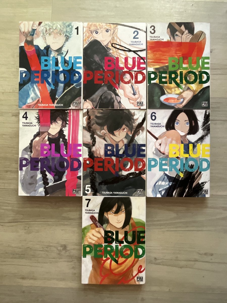 Lot mangas Blue Period tomes 1 à 7
