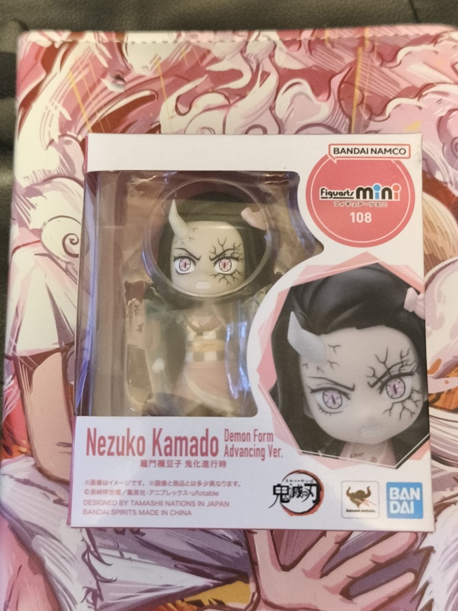 Figurine Nezuko Kamado, demon slayer.