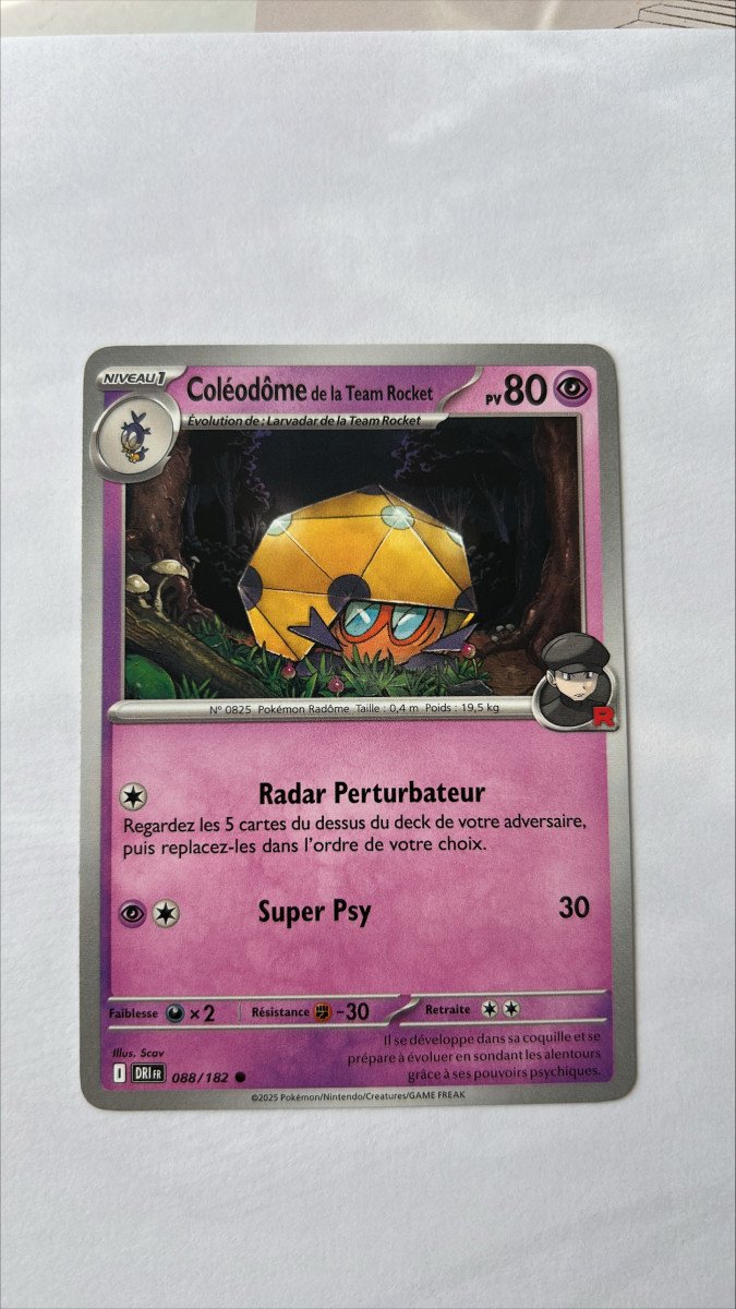 Coléodôme de la team rocket 88/182 Rivalités destinées