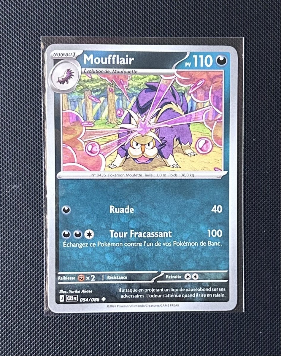Carte Pokémon - Moufflair 54/86 - Chaos Ascendant