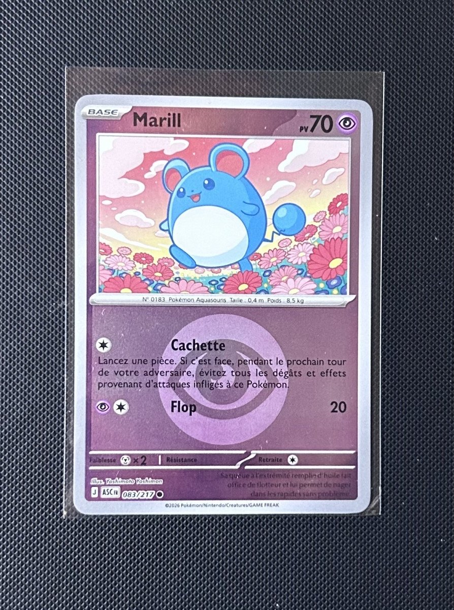 Carte Pokémon - Marill 83/217 - Reverse - Héros Transcendants