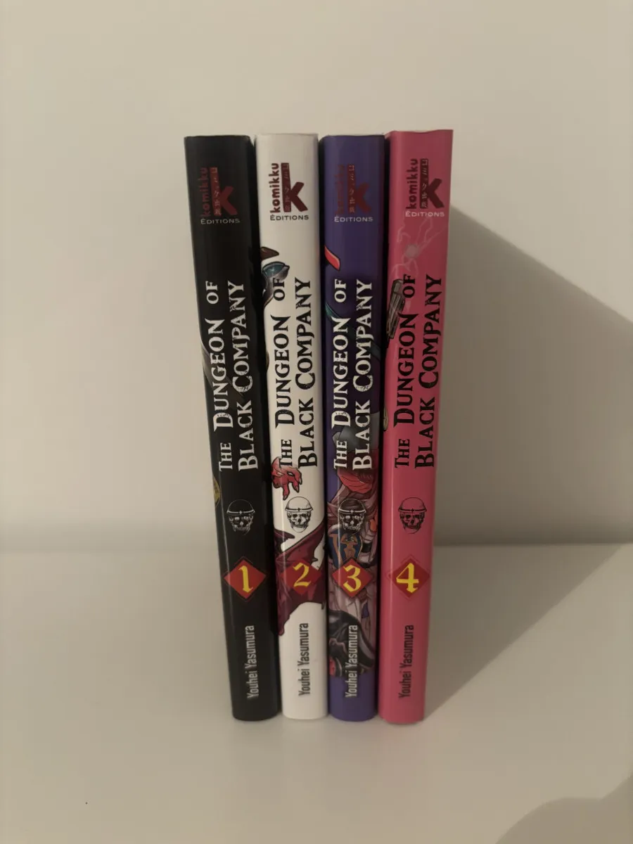 The Dungeon of Black Company - Tomes 1 à 4 - Édition Komikku - Très bon état