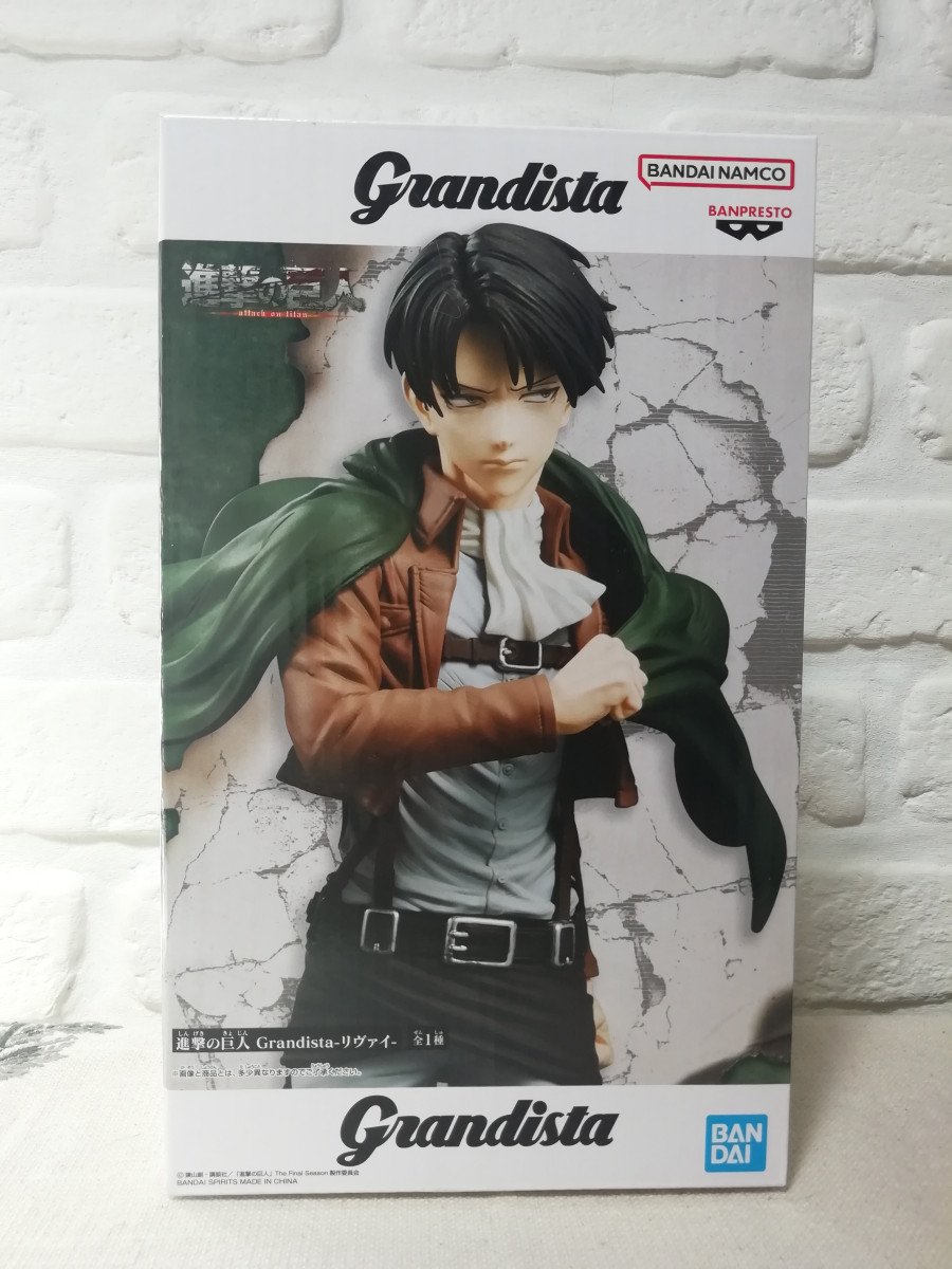 Figurine L'attaque des Titans Levi Ackerman Grandista Banpresto