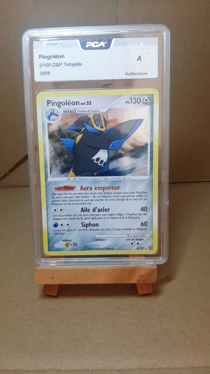 🔥 Carte Pokémon Pingoléon Holo 2/100 – DP Tempête (2009) PCA Authentique