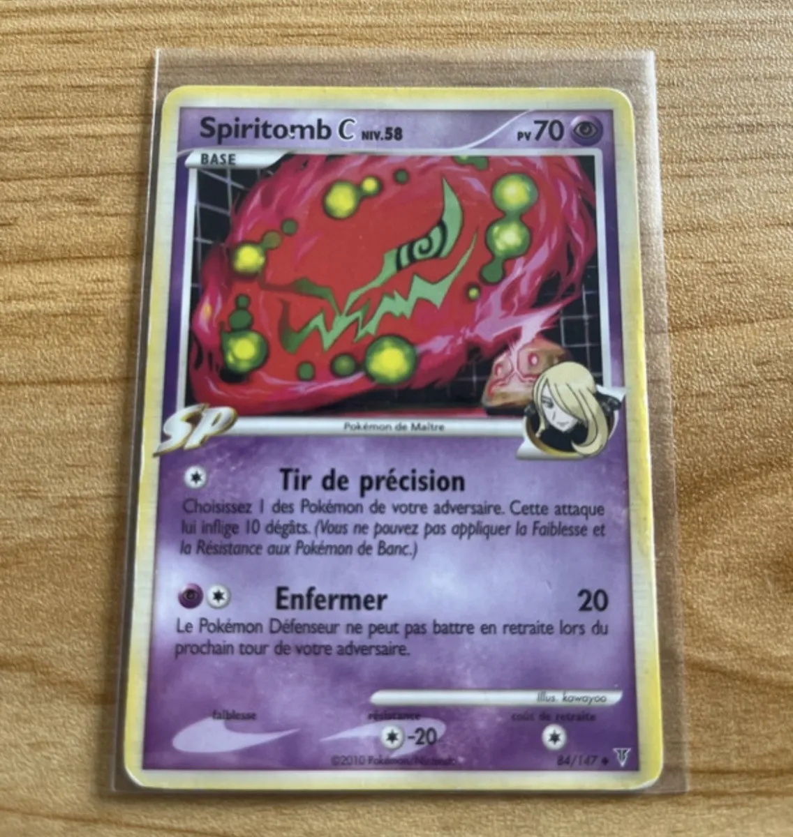 Carte Pokémon spiritomb sp 84/147