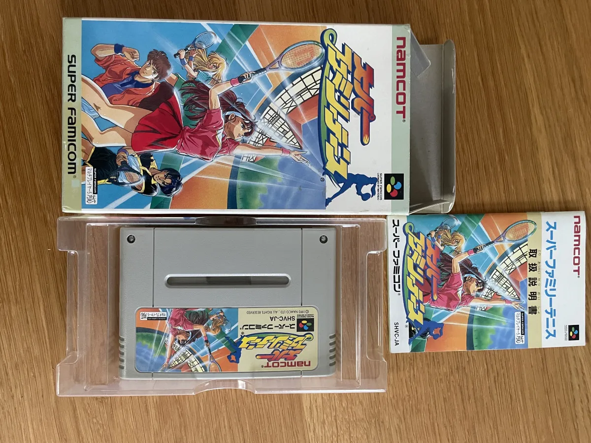 Super Family Tennis – Super Famicom – Version japonaise complète en boîte + notice