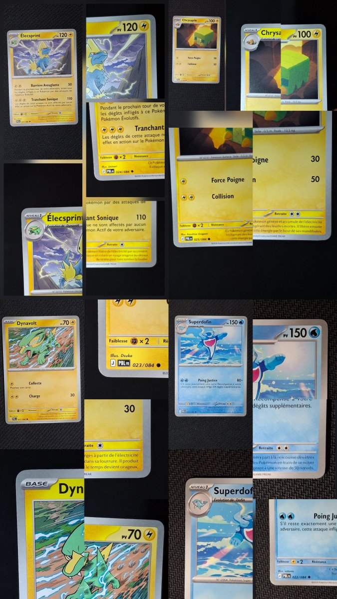 Lot de cartes Pokémon - Collection Nuit Noire