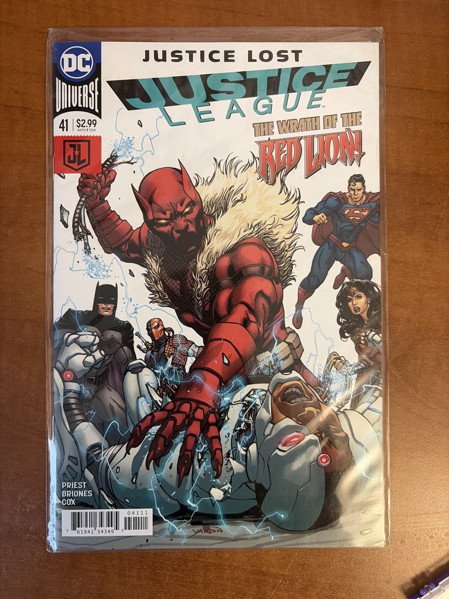 Justice league #41 The Warth Of The Red Lion