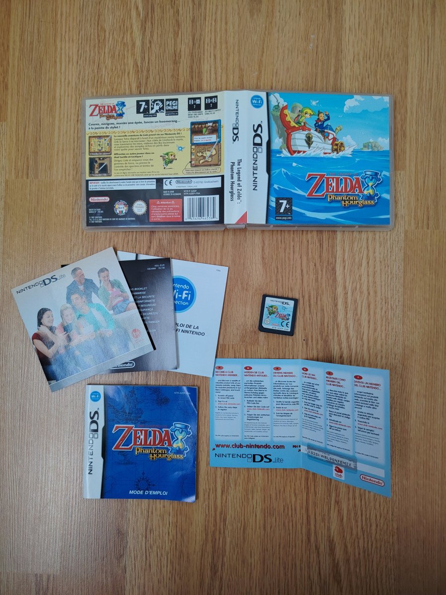 The Legend of Zelda Phantom Hourglass sur Nintendo DS très bon état, code VIP gratté 🇫🇷