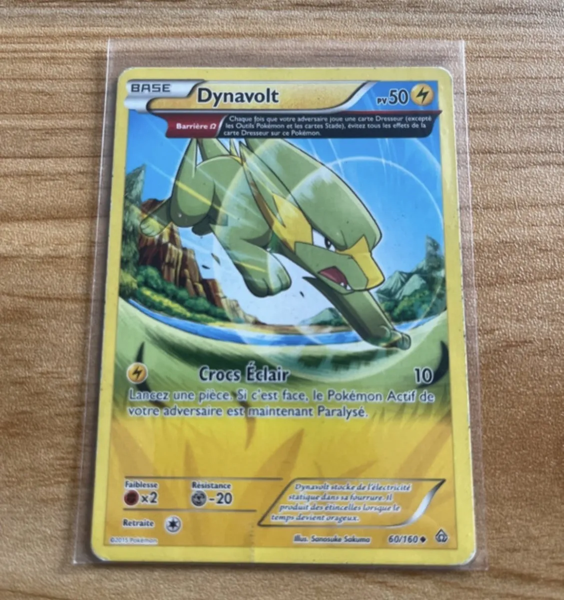 Carte Pokémon dynavolt 60/160