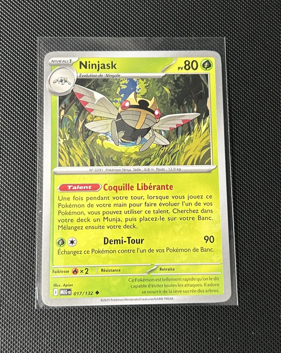 Carte Pokémon - Ninjask 17/132 - Méga Évolution