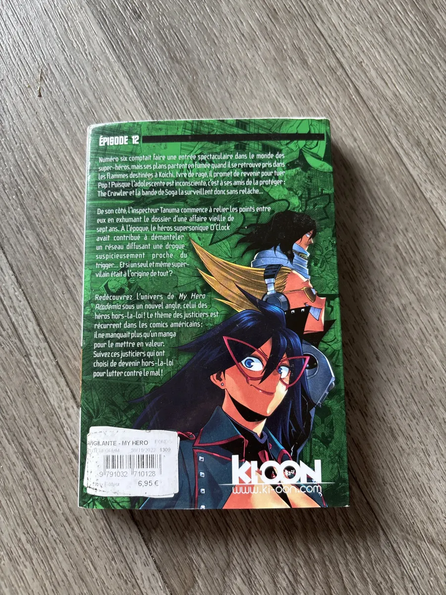 Manga vigilante my hero academia 12