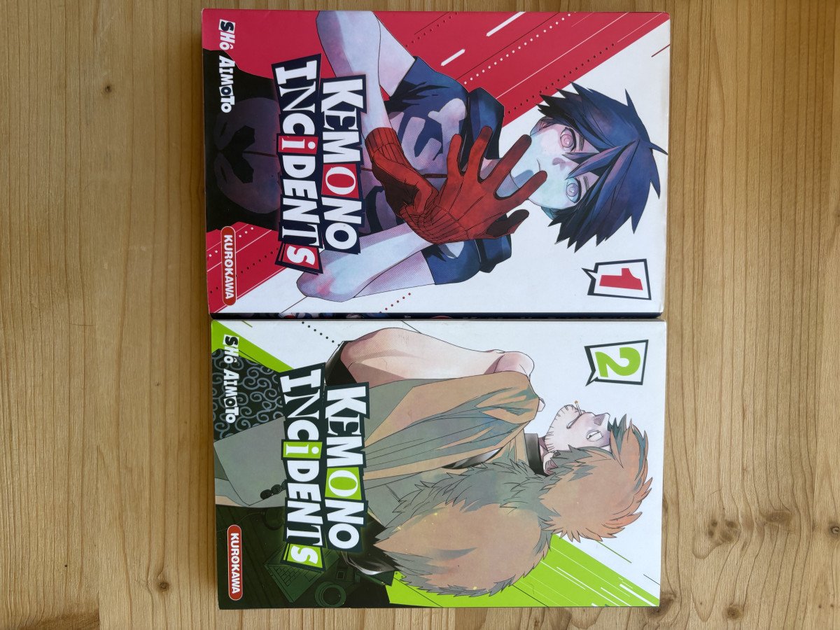 Mangas kemono incidents tome 1 et 2