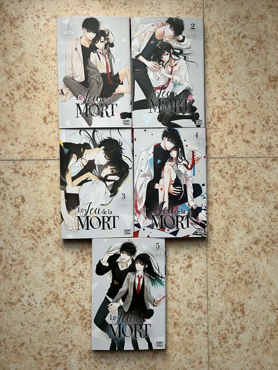 Vends lot de manga "Le jeu de la mort" tome 1,2,3,4 et 5