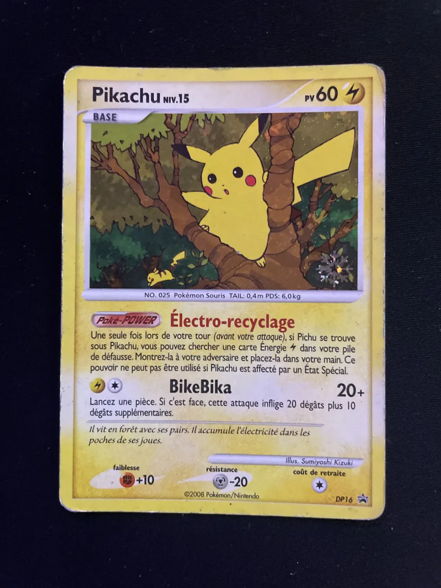 Pikachu DP16 holographique