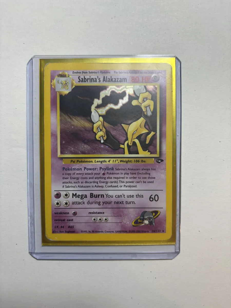 Carte Pokémon sabrina’s Alakazam