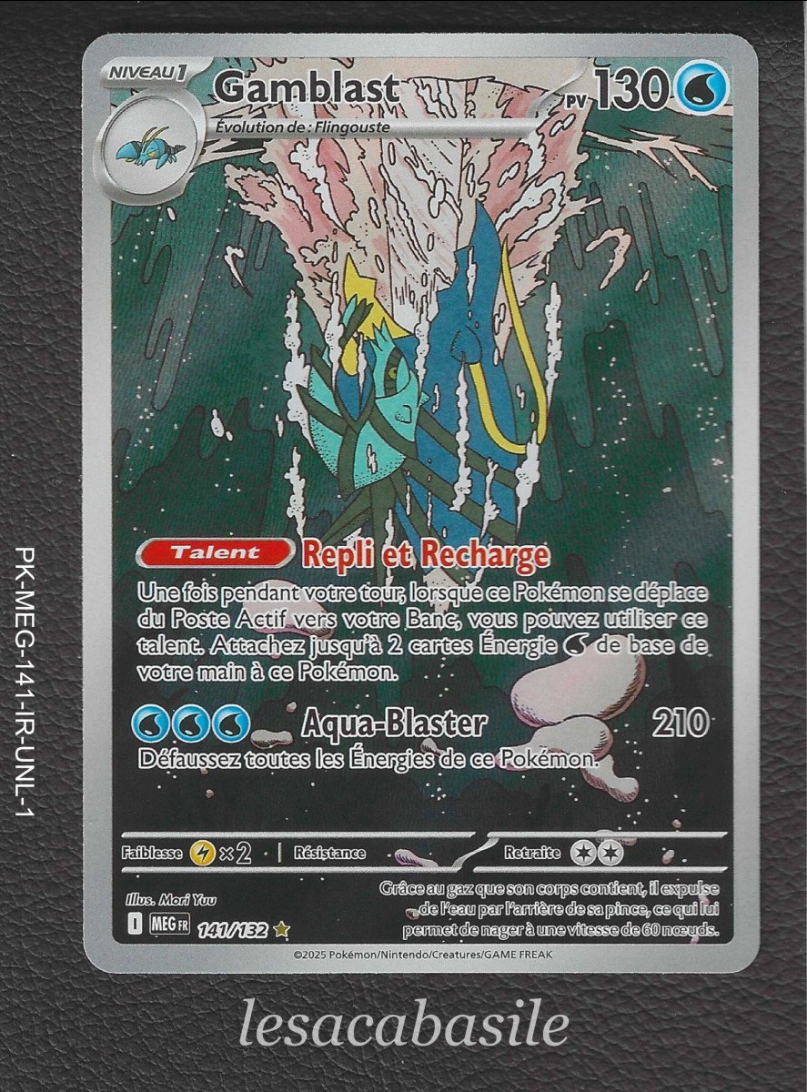 Gamblast 141/132 IR - ME01 - Méga Evolution (2025)