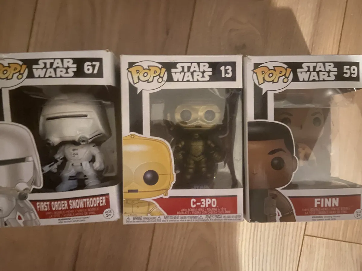 Lot 3 pop stars wars