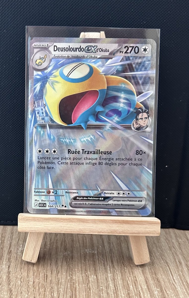 Carte Pokémon - Deusolourdo EX d’Okuba 164/217 - Héros Transcendants