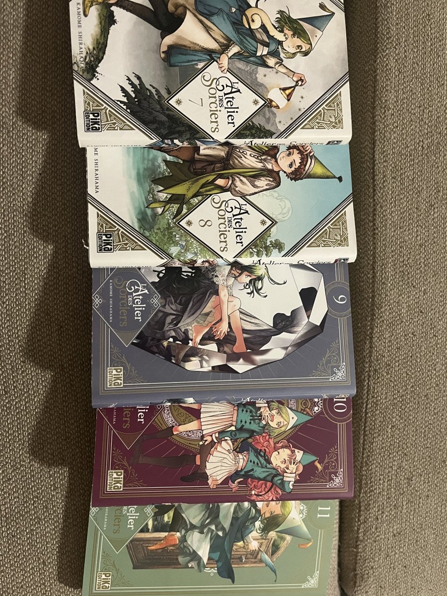 Mangas l’atelier des sorciers tome 1 à 11