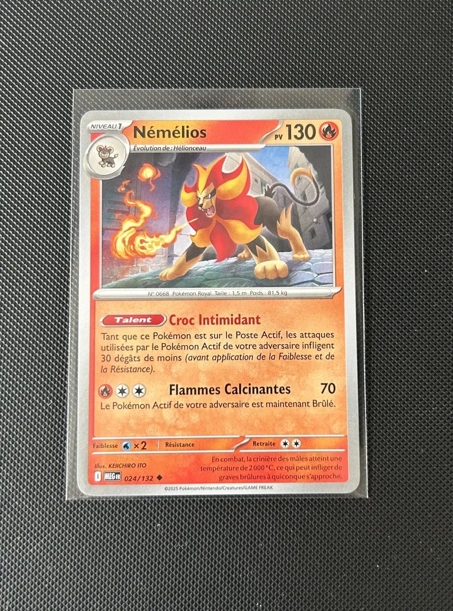 Carte Pokémon - Némélios 24/132 - Méga Évolution