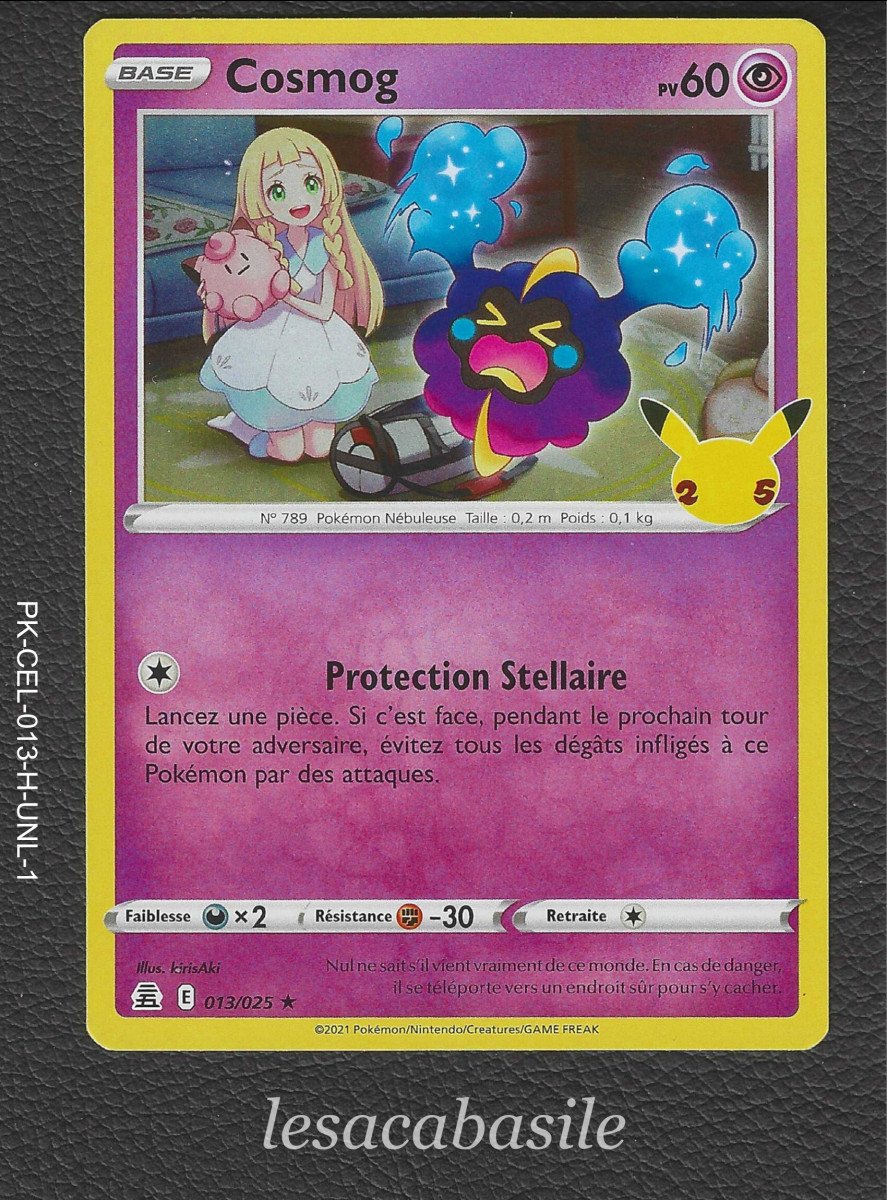 Cosmog 013/025 Rare Holo - Célébrations (2021)